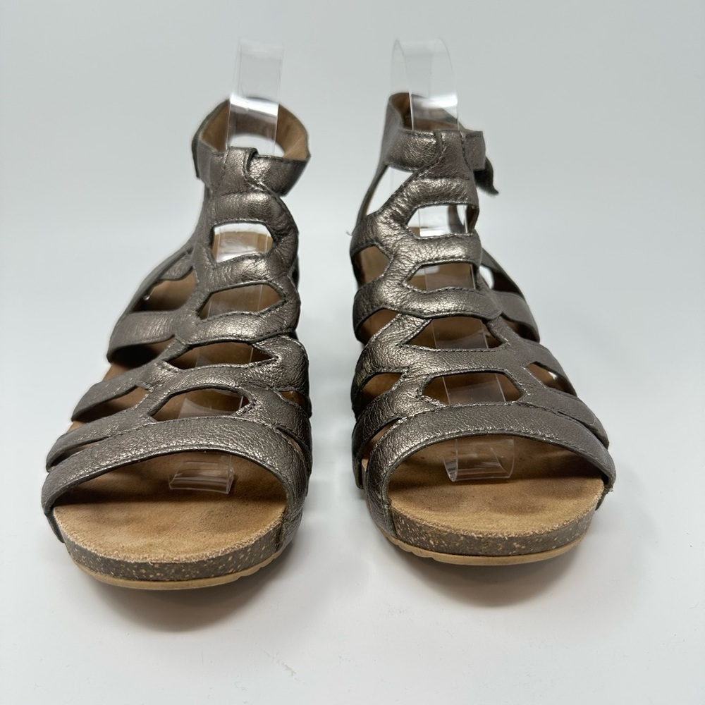 Dansko Selina Gladiator Sandals Metallic Leather Women's 41 - Picture 9 of 16